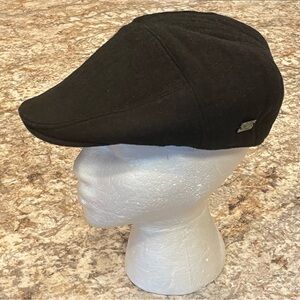 Bailey Of Hollywood Men’s Flat Newsboy Cabbie Black Wool Hat XL